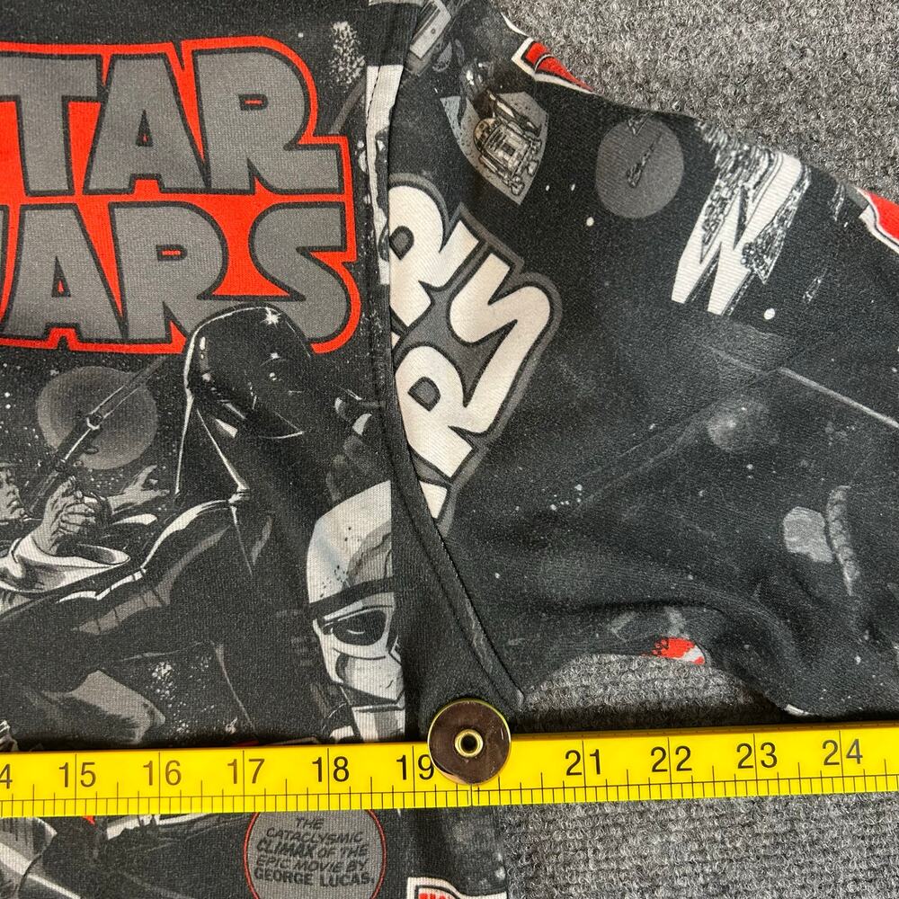 Star Wars All Over Print Full Zip Hoodie Size M - Picture 5 of 6